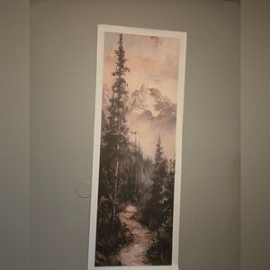 New large Mountain canvas.